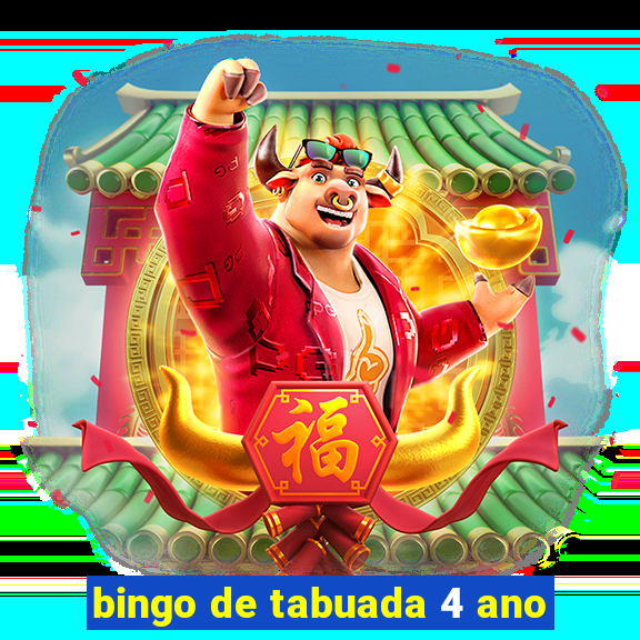 bingo de tabuada 4 ano